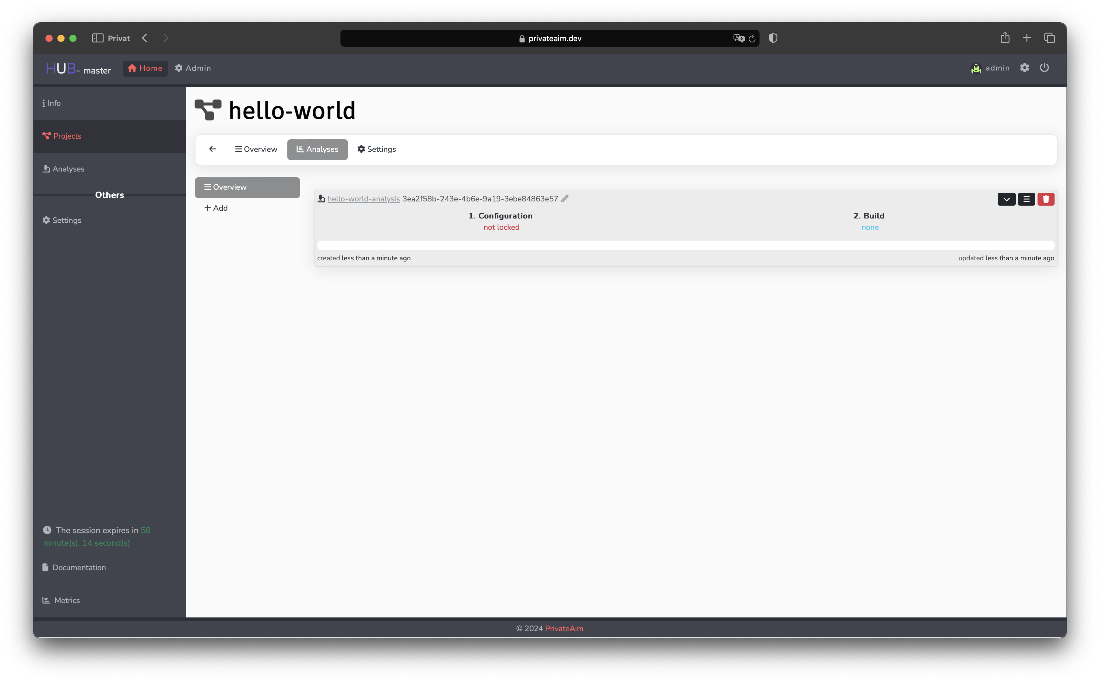 Add analysis from project